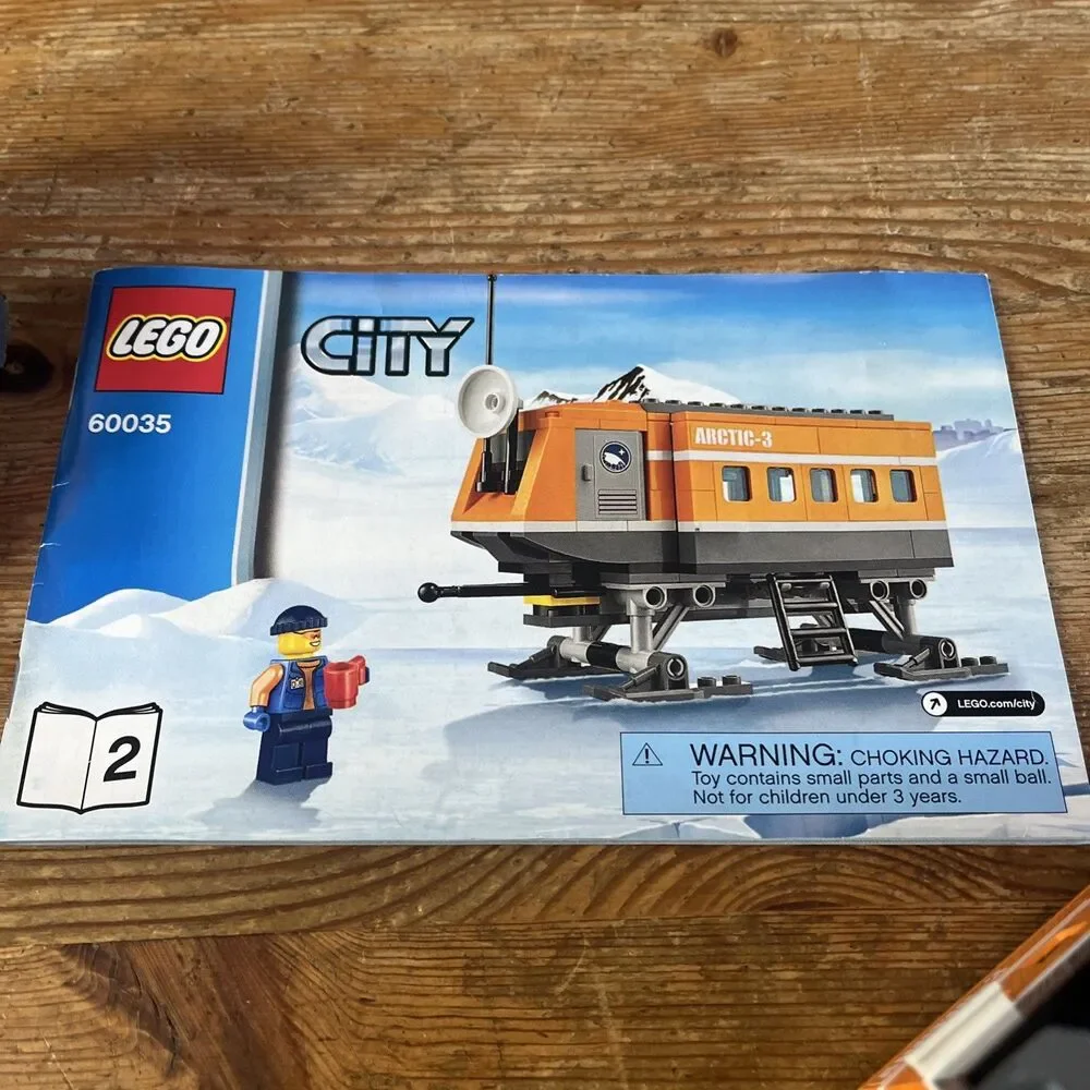 Lego City Arctic Outpost 60035 Built Incomplete Set Vehicles Polar Tractor